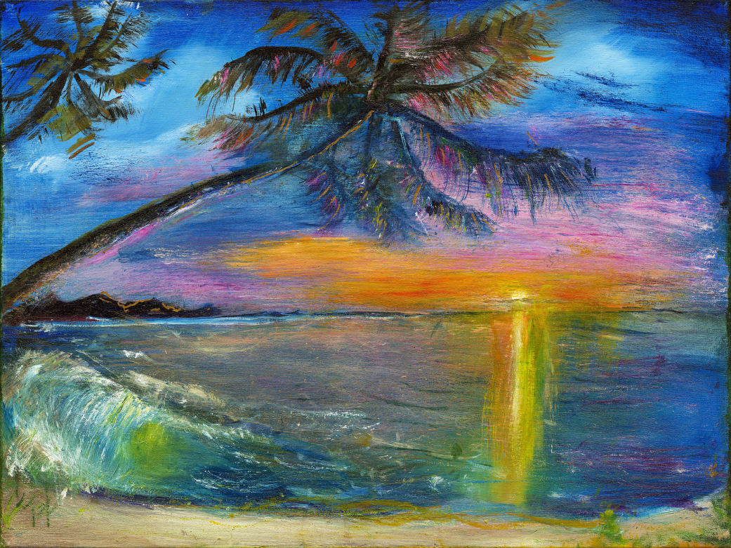 Key West (Oil on canvas) • Badave (aka David Tubiolo)