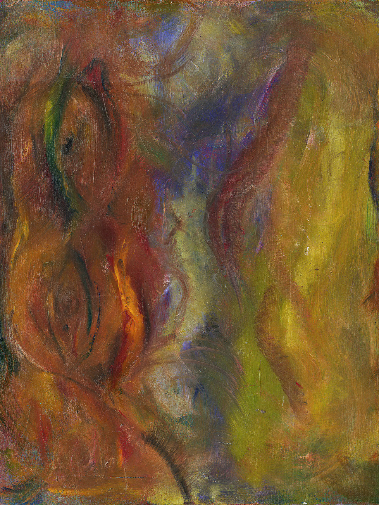 Synesthesia (Oil on canvas) • Pencil • Badave (aka David Tubiolo)